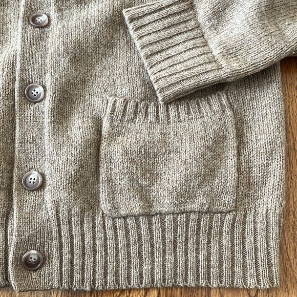 VTG 100% Shetland Wool Cardigan L - Picture 4 of 5